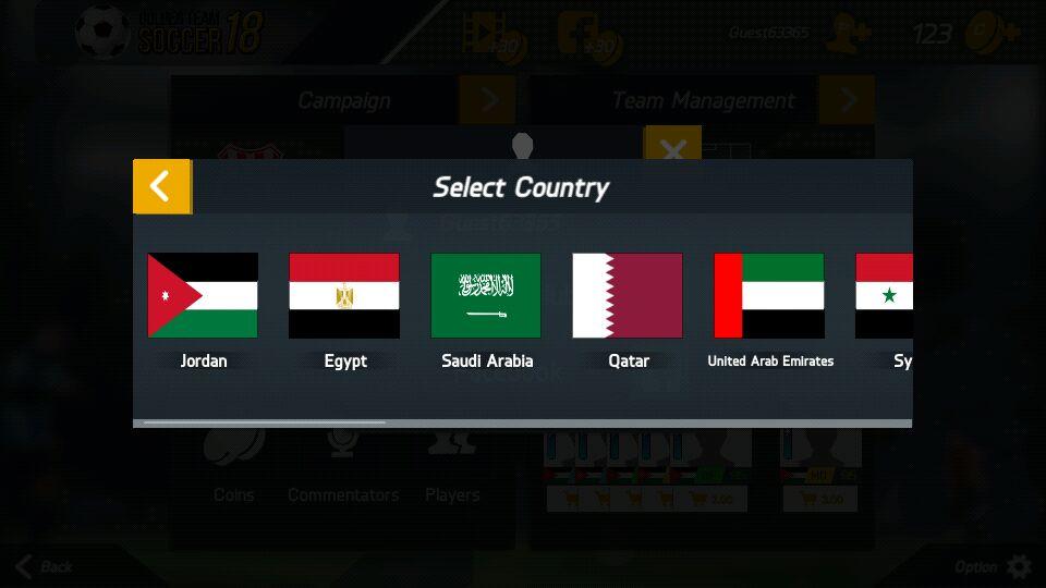 اسکرین شات 2 بازی Golden Team Soccer 18