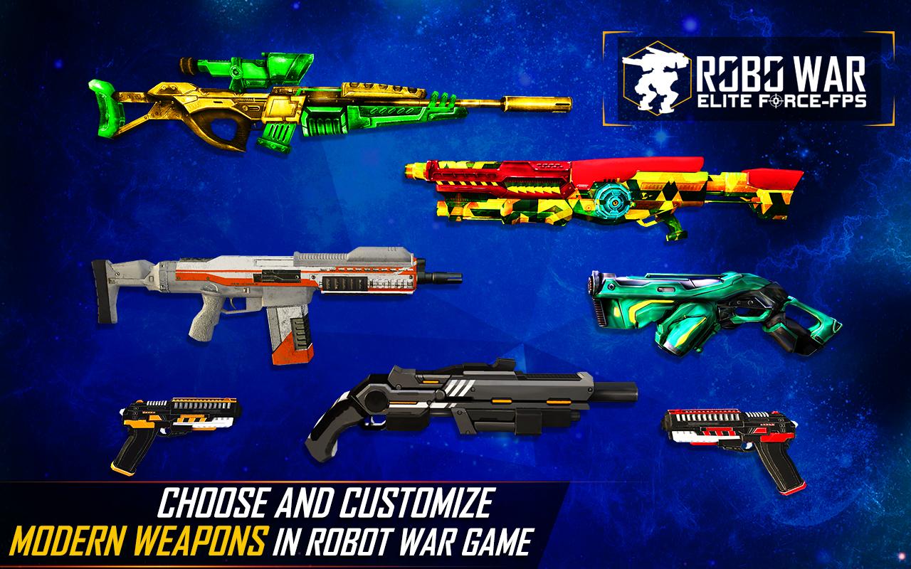 اسکرین شات 3 بازی Real Robots War Gun Shoot 3D