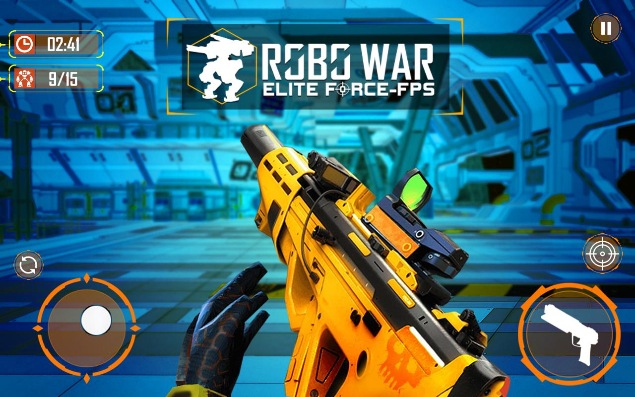 اسکرین شات 2 بازی Real Robots War Gun Shoot 3D