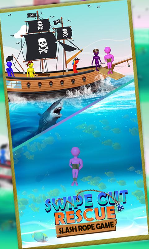 اسکرین شات 6 بازی Rope Cut : Rescue Puzzle