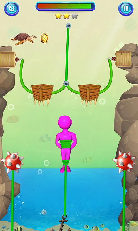 اسکرین شات 4 بازی Rope Cut : Rescue Puzzle