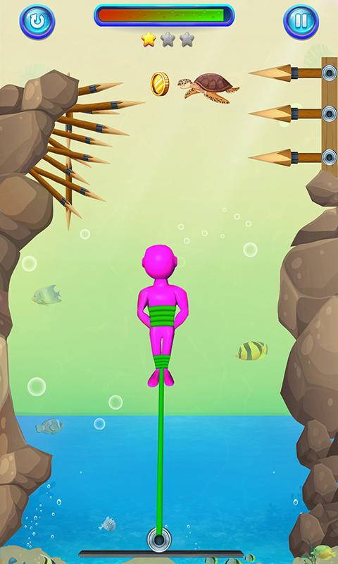 اسکرین شات 2 بازی Rope Cut : Rescue Puzzle