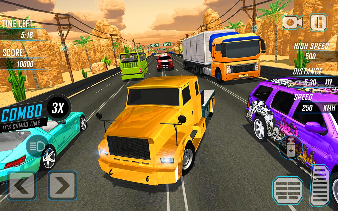 اسکرین شات 4 برنامه Highway Truck Endless Driving