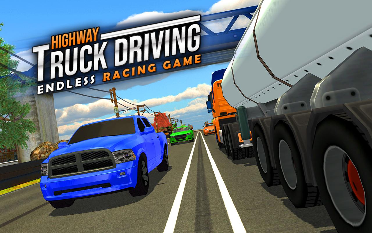 اسکرین شات 2 برنامه Highway Truck Endless Driving