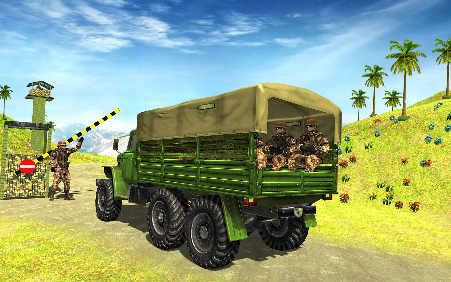اسکرین شات 1 بازی US Army Truck Driver Simulator