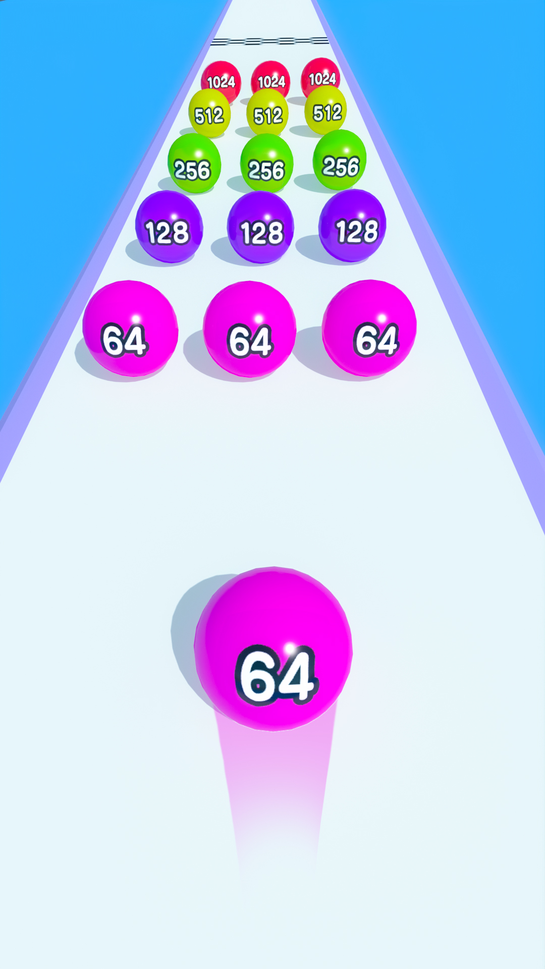 اسکرین شات 3 بازی Rolling Ball Run Numbers Game