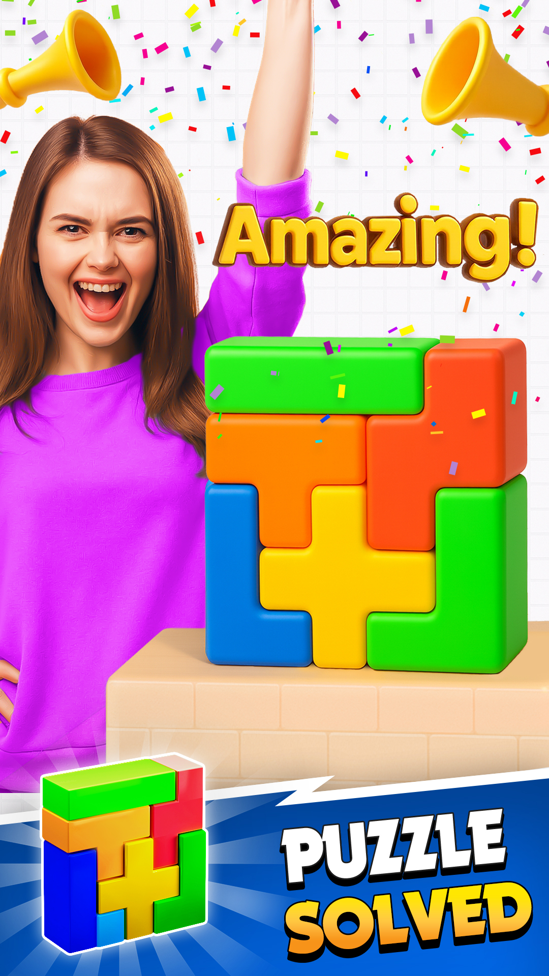 اسکرین شات 5 بازی Drop Shape Puzzle