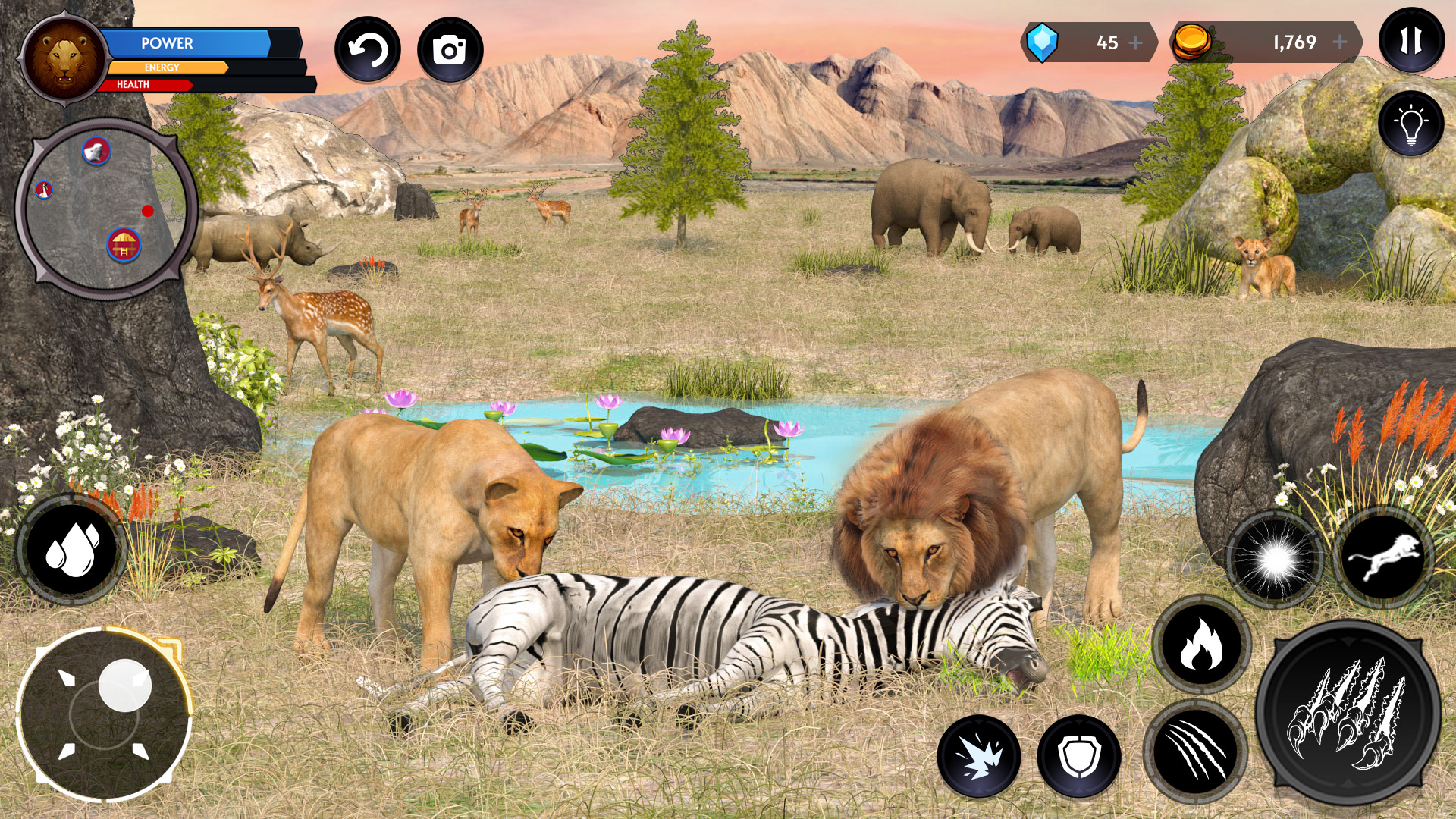 اسکرین شات 2 بازی Lion Simulator Wild Lion Games