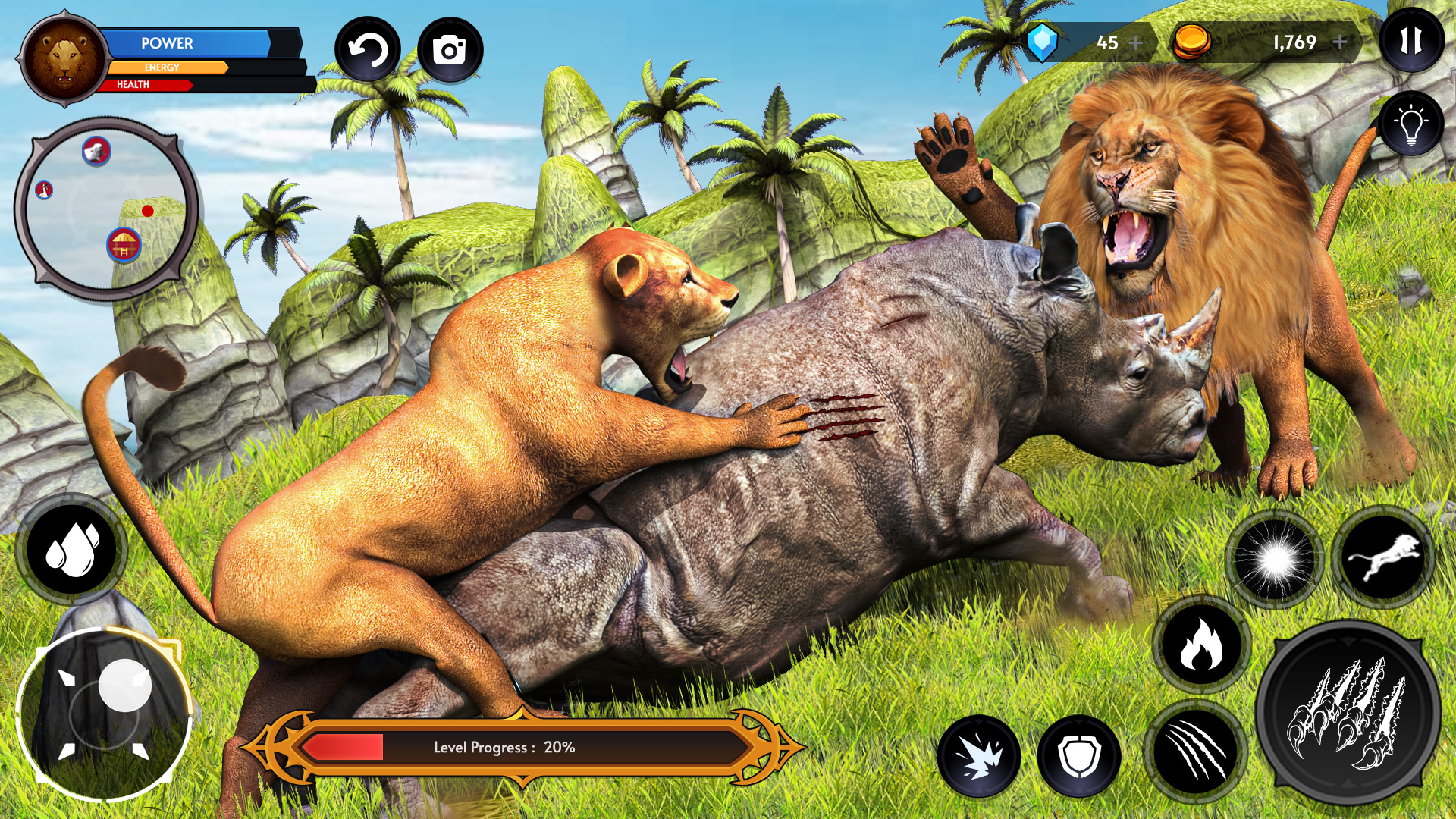 اسکرین شات 3 بازی Lion Simulator Wild Lion Games