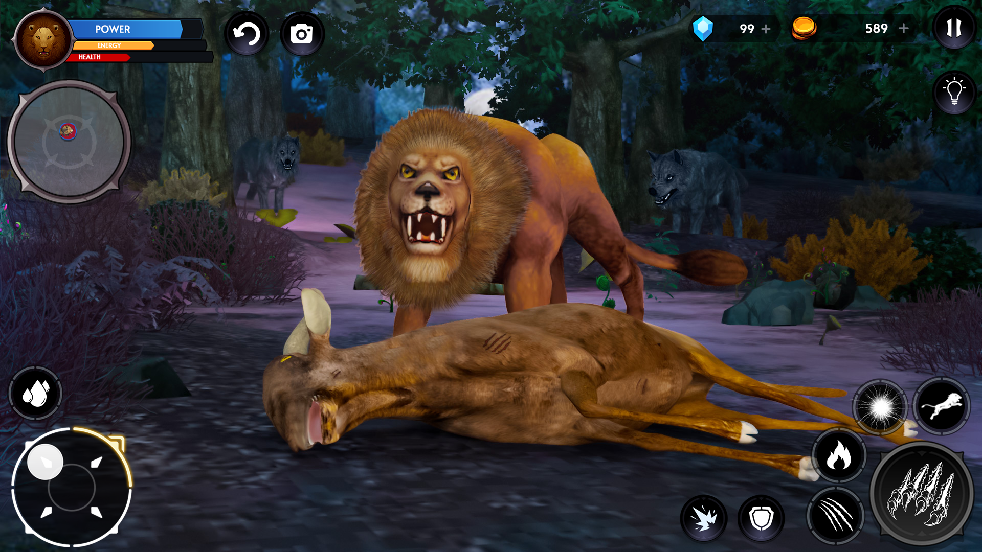 اسکرین شات 6 بازی Lion Simulator Wild Lion Games
