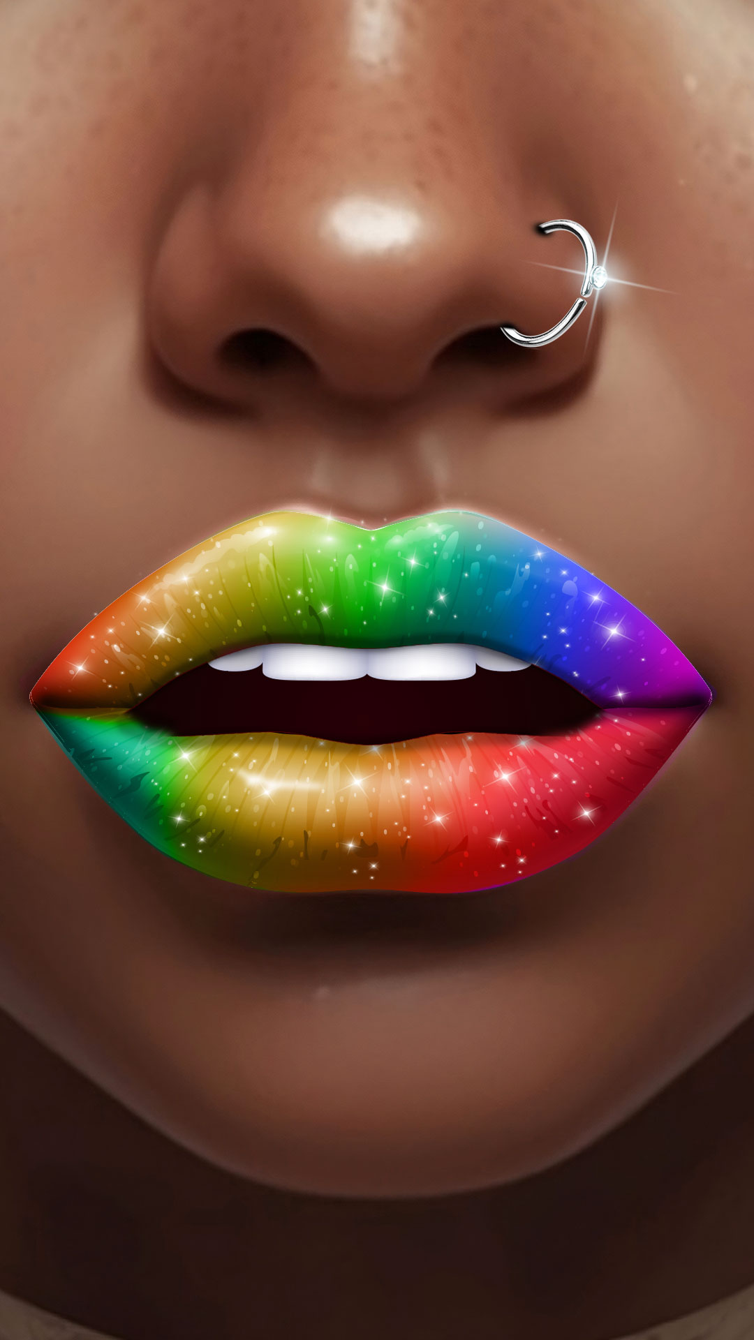 اسکرین شات 2 بازی Lip Art Beauty DIY Makeup Game