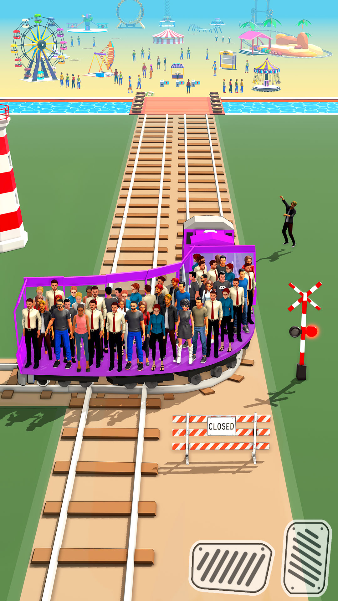 اسکرین شات 7 بازی Passenger Express Train Game