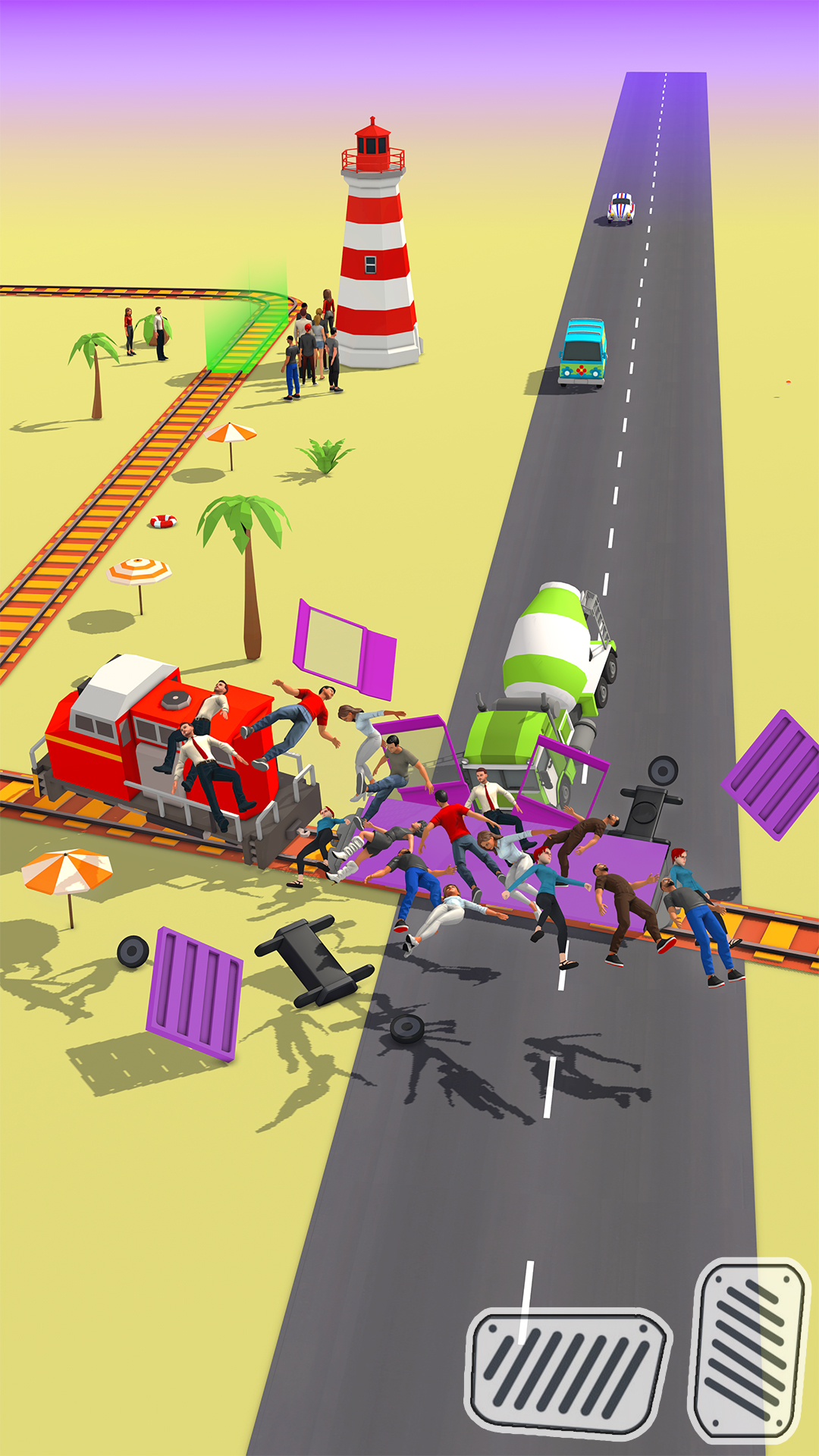 اسکرین شات 5 بازی Passenger Express Train Game