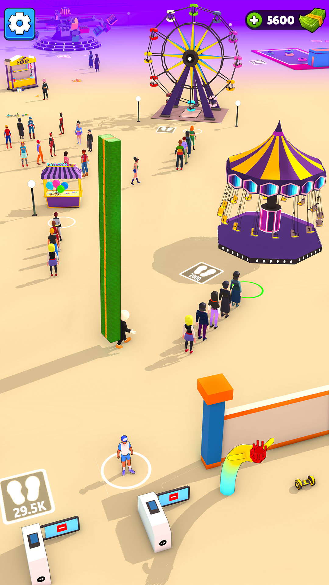 اسکرین شات 3 بازی Passenger Express Train Game