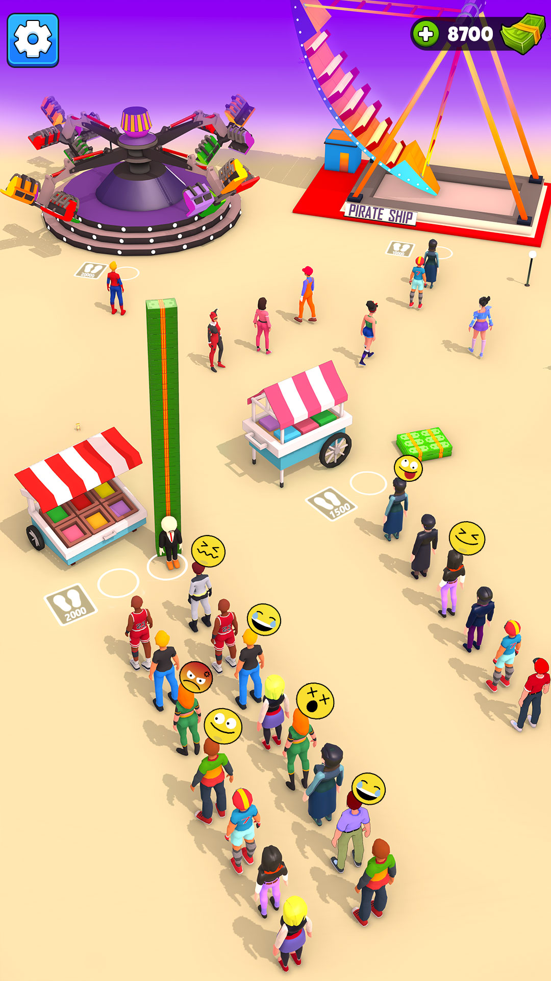 اسکرین شات 8 بازی Passenger Express Train Game
