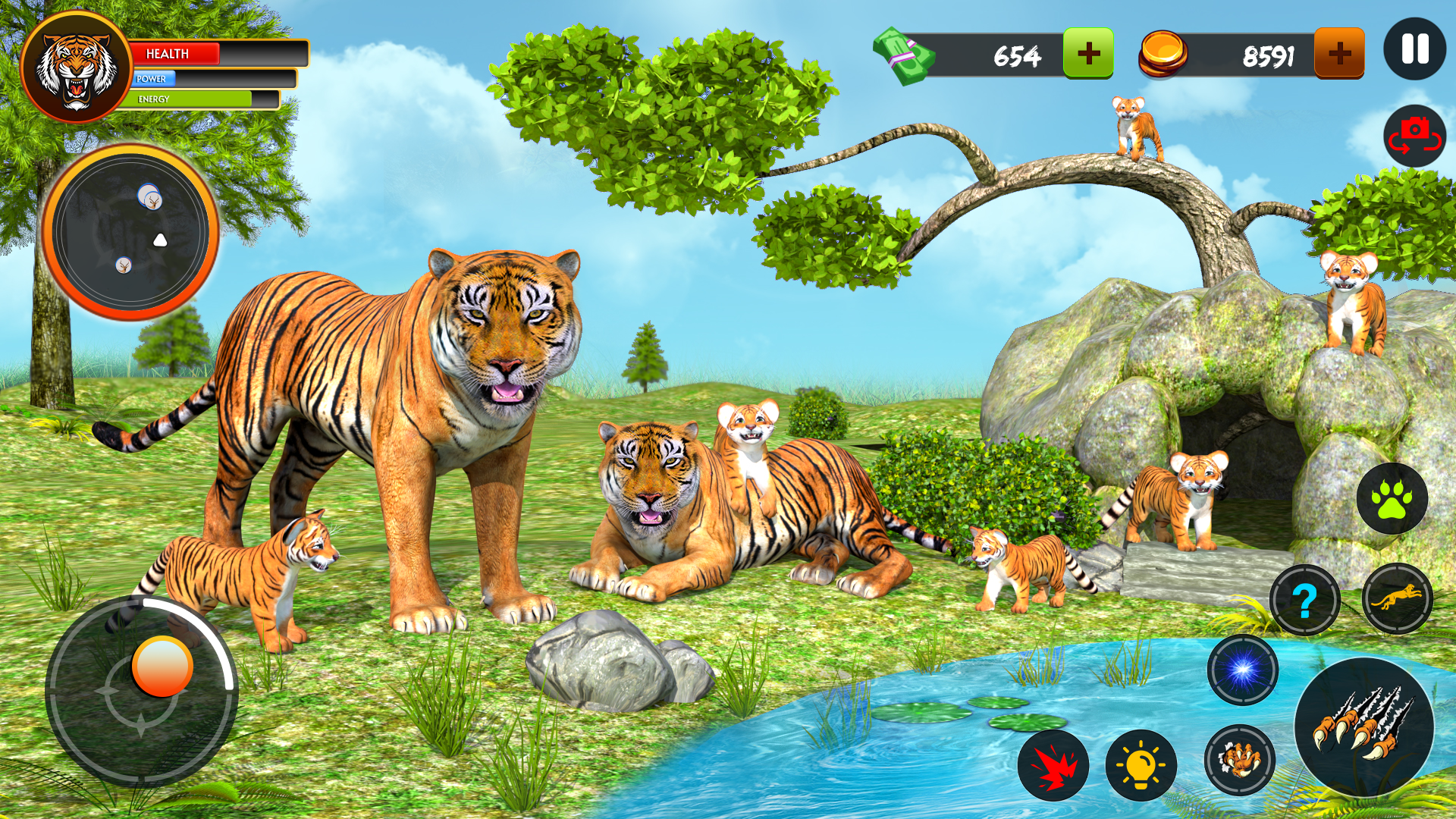اسکرین شات 4 بازی Tiger Games Wild Animal Games