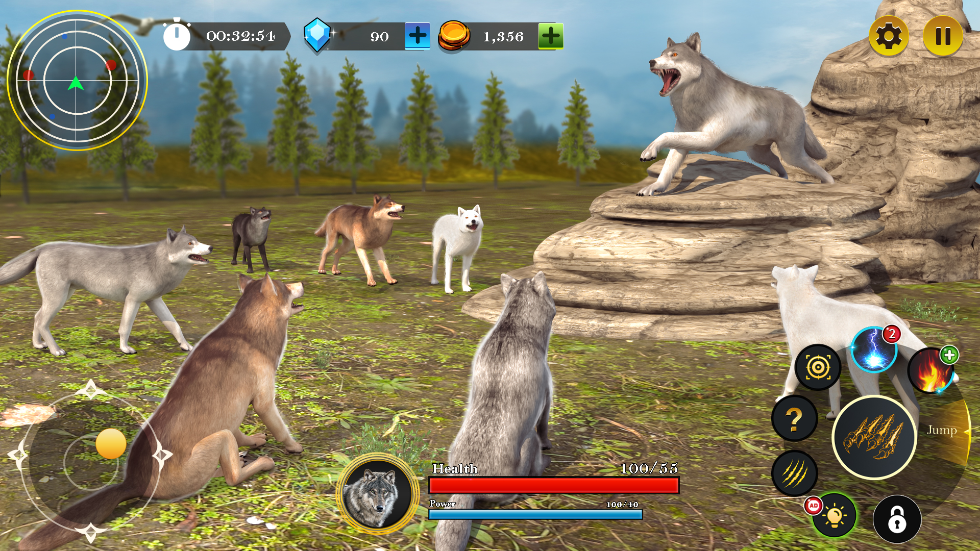 اسکرین شات 5 بازی Wolf Games The Wolf Simulator