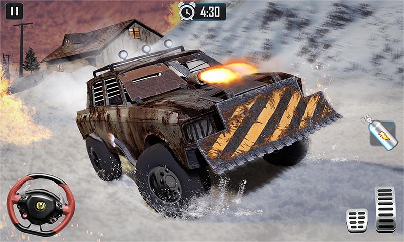 اسکرین شات 5 بازی Mad Car War Death Racing Games