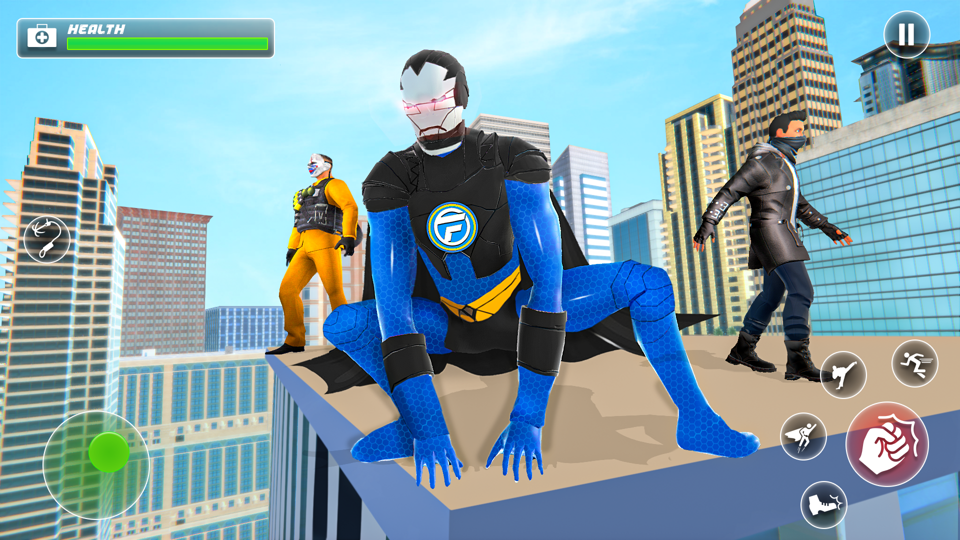 اسکرین شات 4 برنامه Robot Gangster Crime City