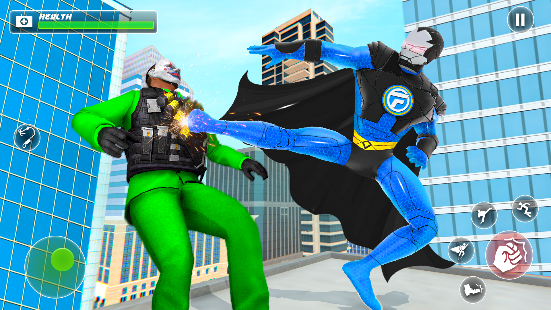 اسکرین شات 6 برنامه Robot Gangster Crime City