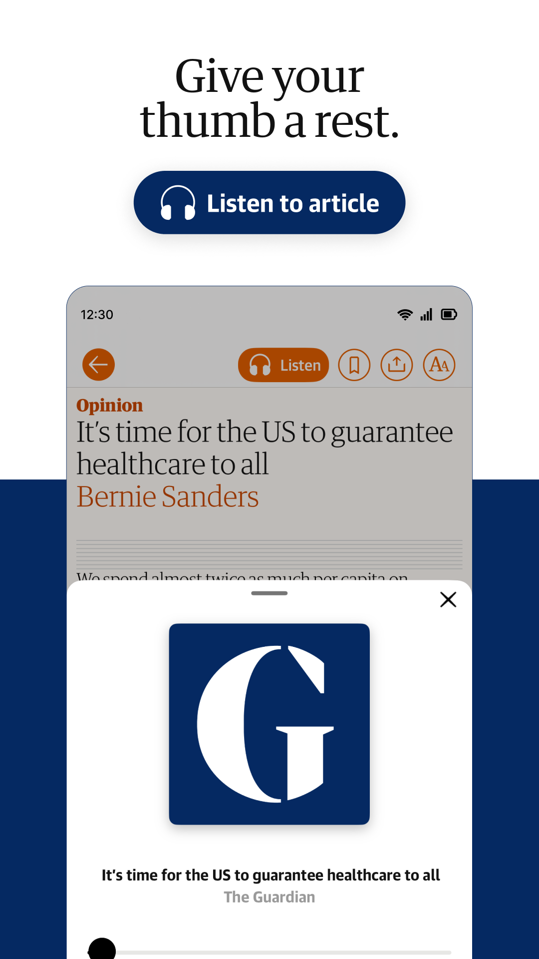 اسکرین شات 4 برنامه The Guardian - US & World News