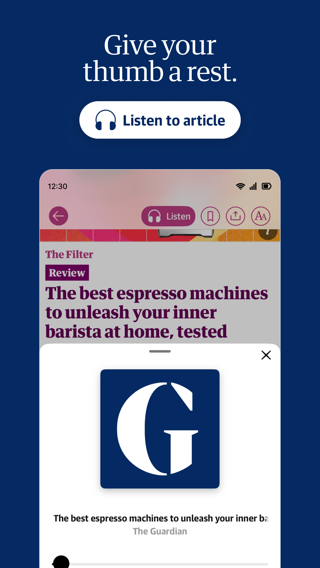 اسکرین شات 4 برنامه The Guardian - Live World News