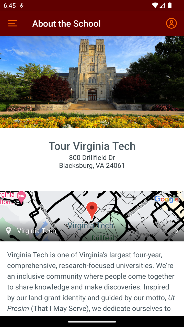 اسکرین شات 2 برنامه Virginia Tech Hokies on Track