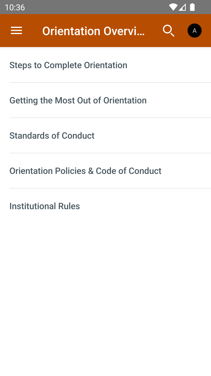 اسکرین شات 3 برنامه UT Austin Orientation