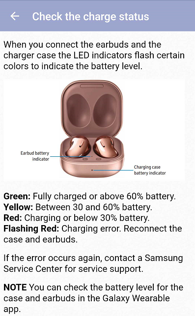 اسکرین شات 2 برنامه Galaxy Buds Live Guide