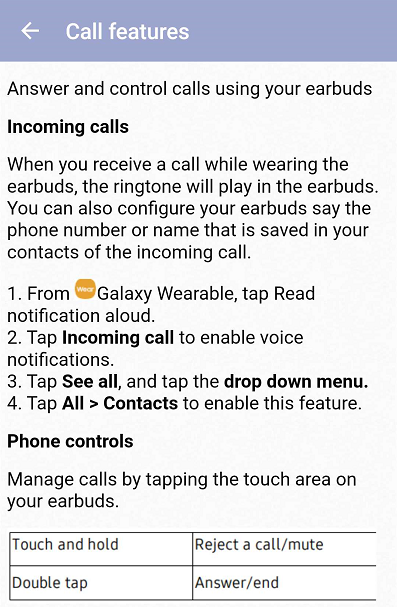 اسکرین شات 4 برنامه Galaxy Buds Live Guide