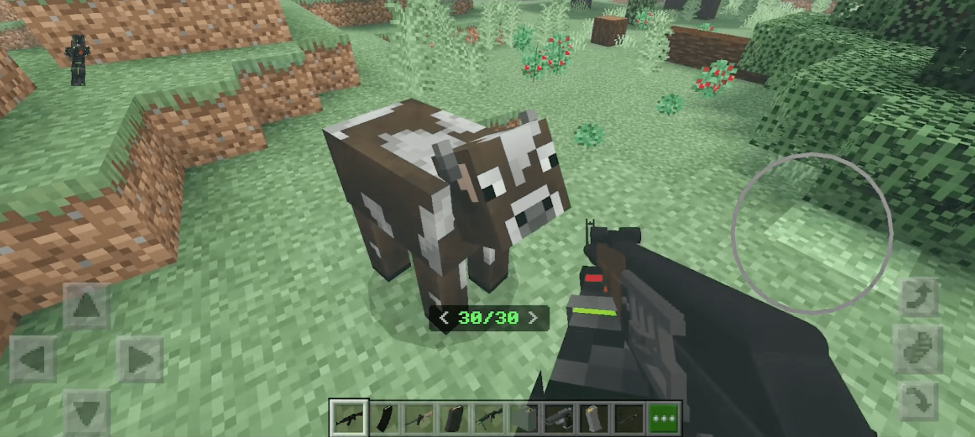 اسکرین شات 1 برنامه Guns mod for Minecraft PE