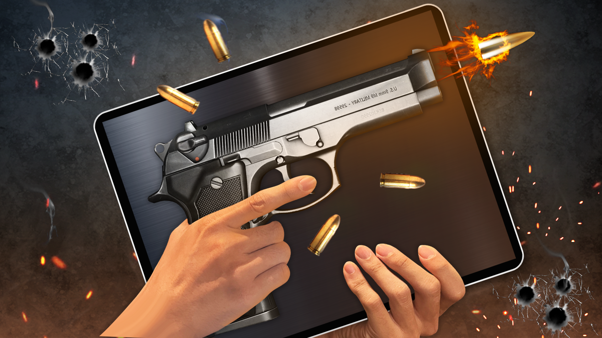 اسکرین شات 1 بازی Gun Simulator 3D & Time Bomb
