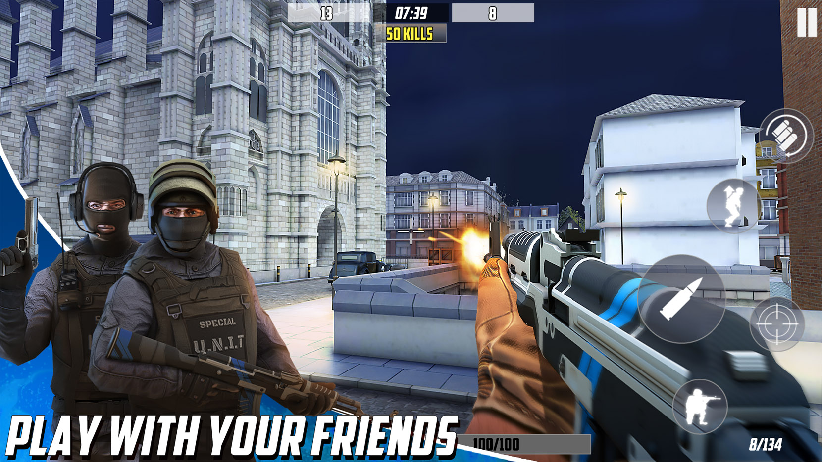 اسکرین شات 2 بازی Hazmob: FPS Gun Shooting Games