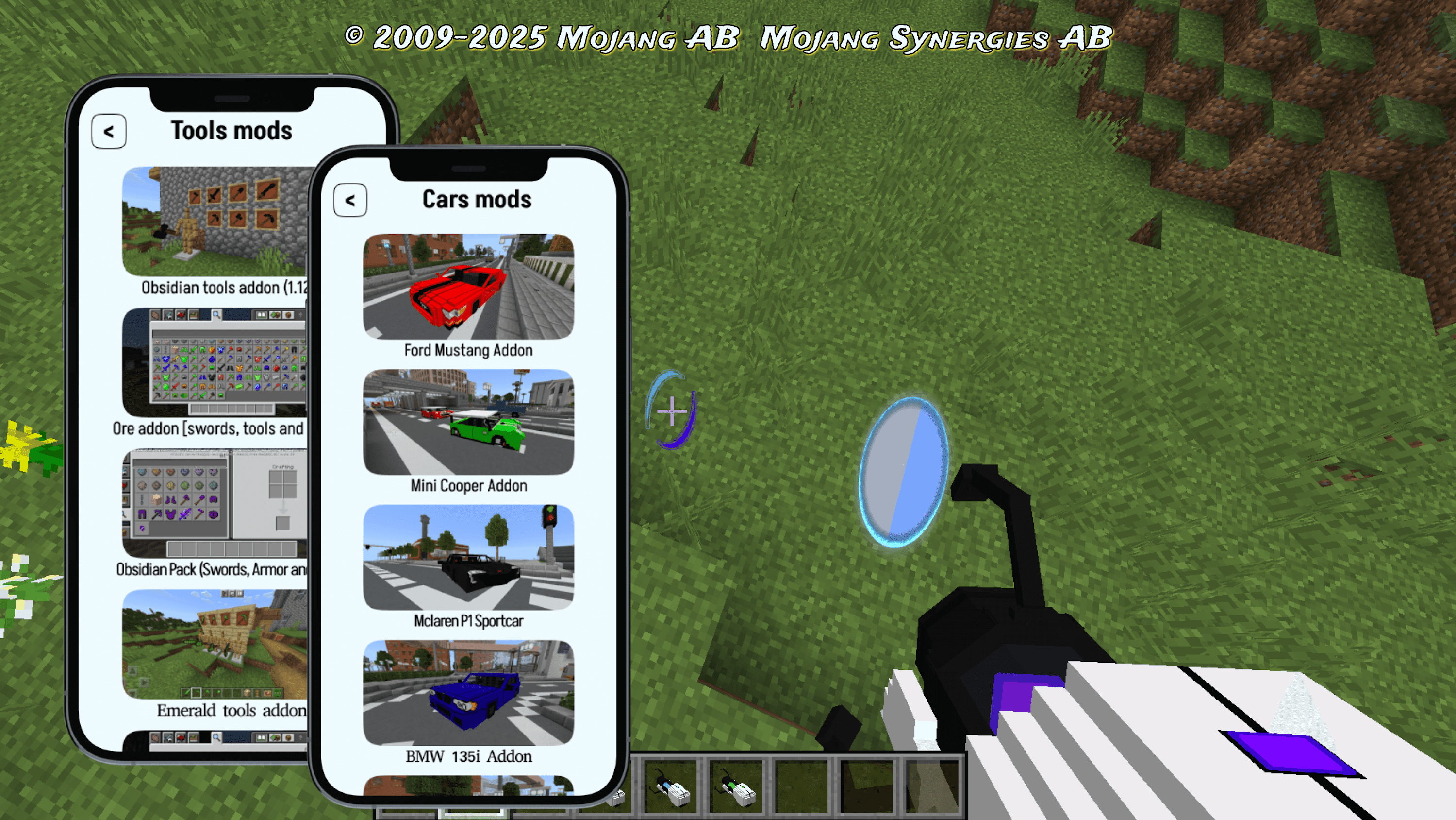 اسکرین شات 3 برنامه portal gun mod for minecraft