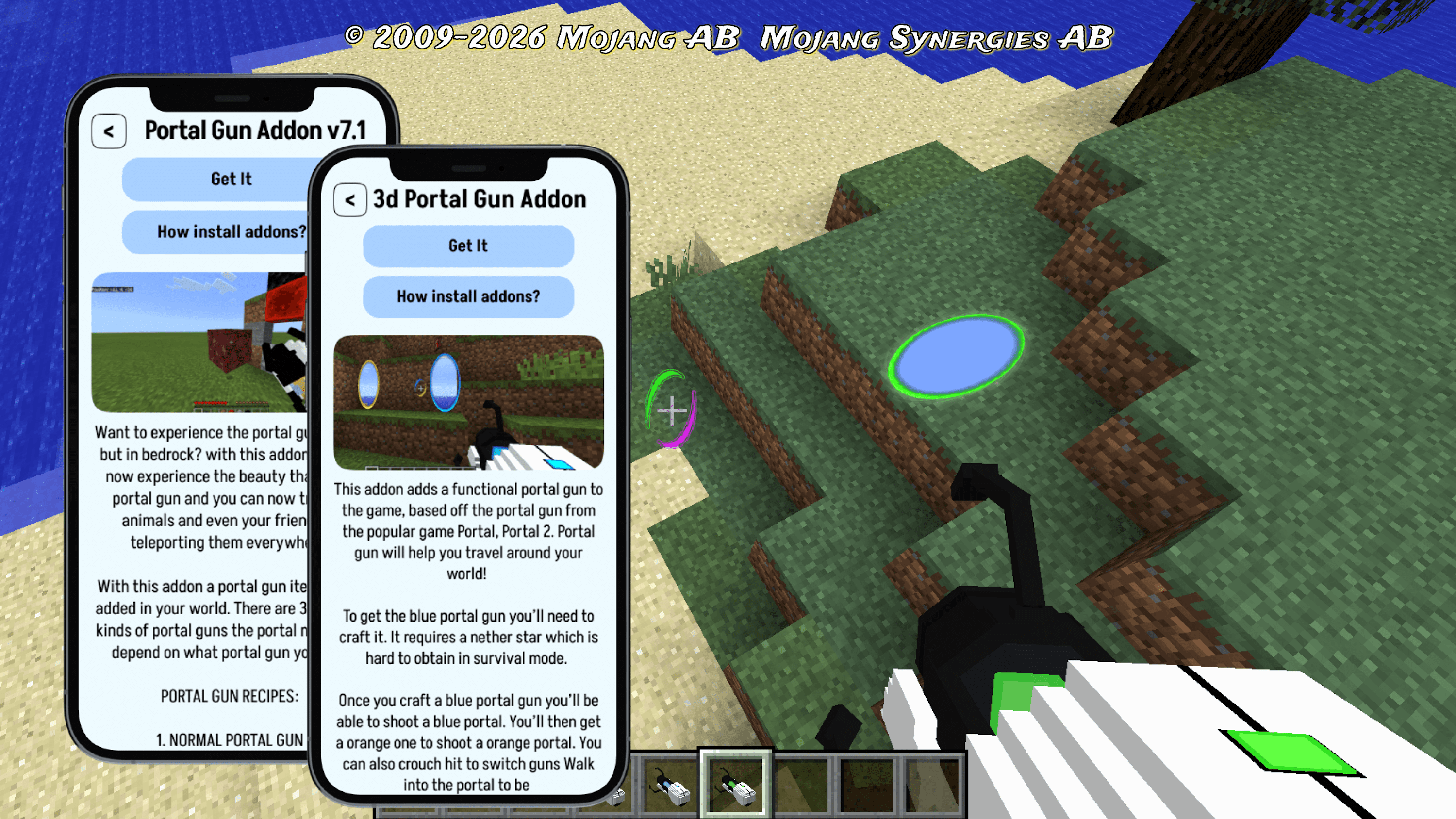 اسکرین شات 5 برنامه portal gun mod for minecraft