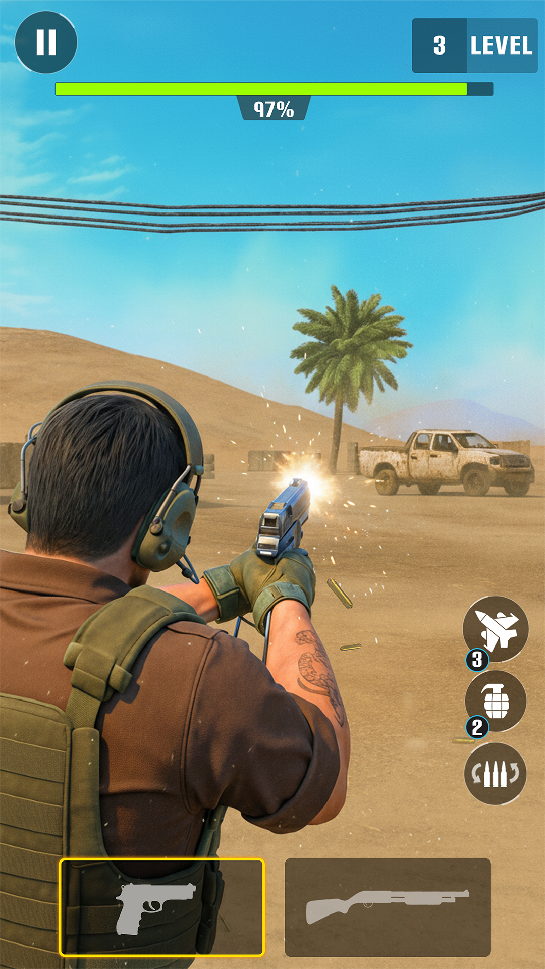 اسکرین شات 2 بازی Gun Strike Game 3D