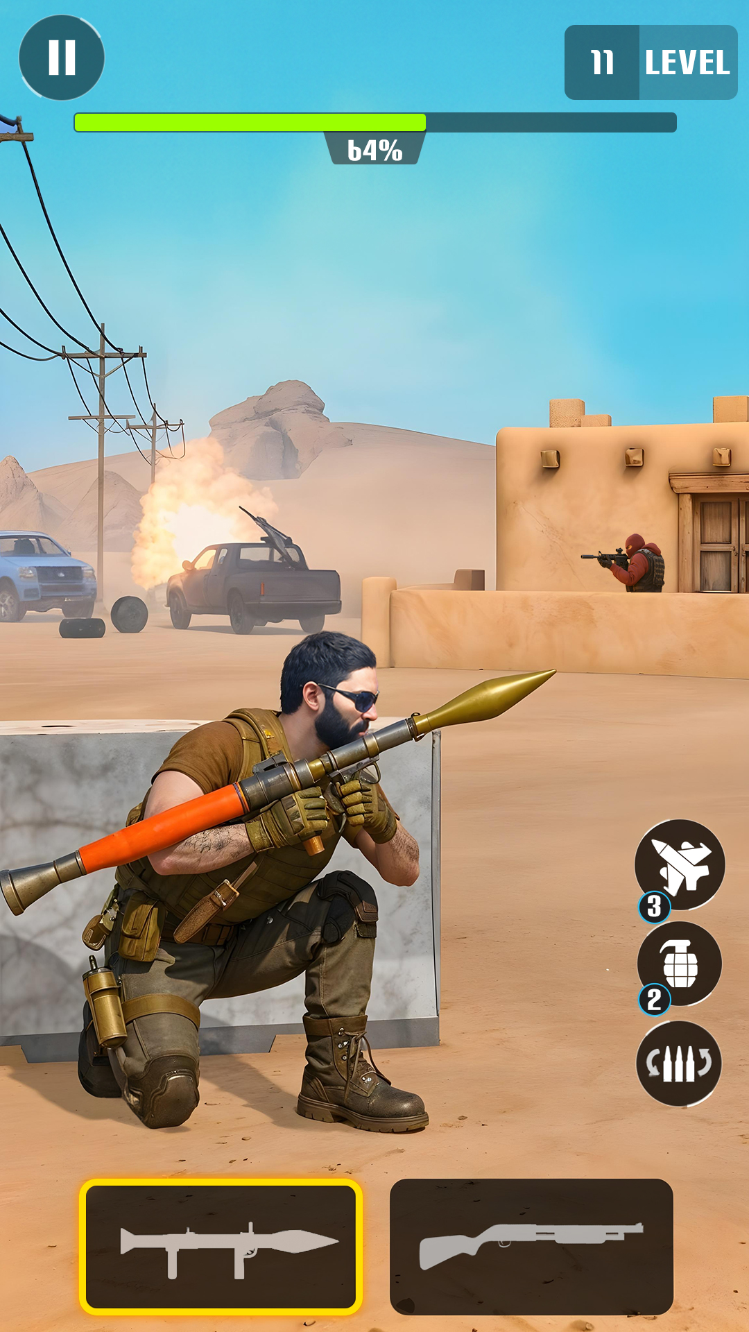 اسکرین شات 3 بازی Gun Strike Game 3D