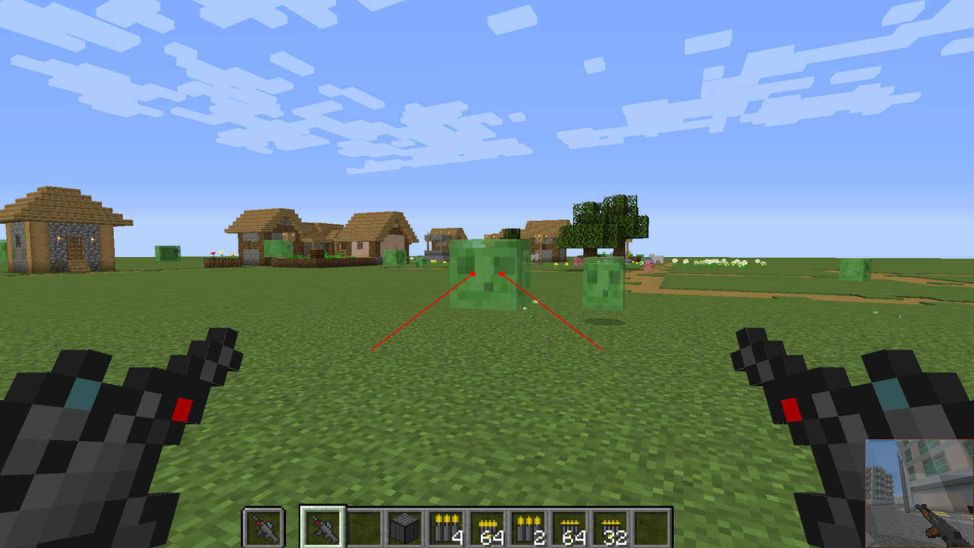 اسکرین شات 1 برنامه Guns and weapons For Minecraft
