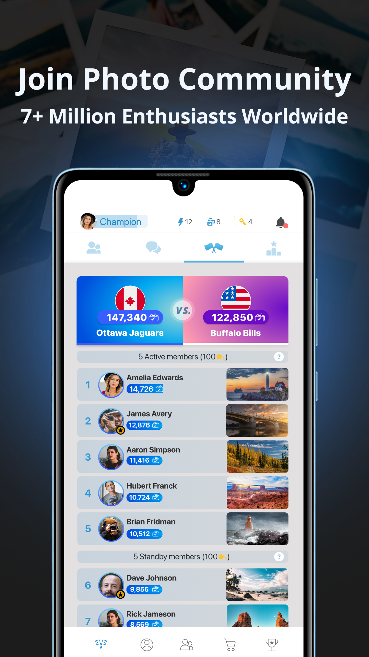 اسکرین شات 2 برنامه GuruShots: Photo Game