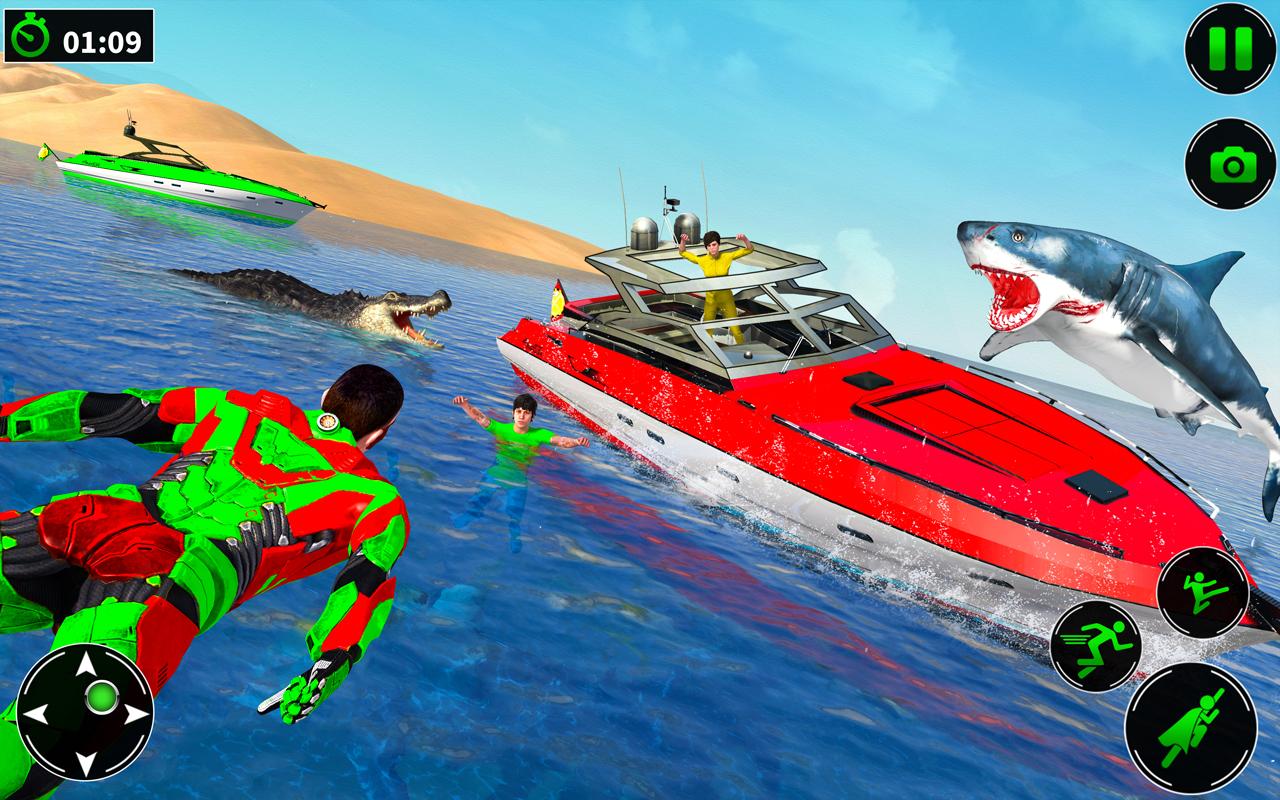 اسکرین شات 5 بازی Light Robot Rescue Mission
