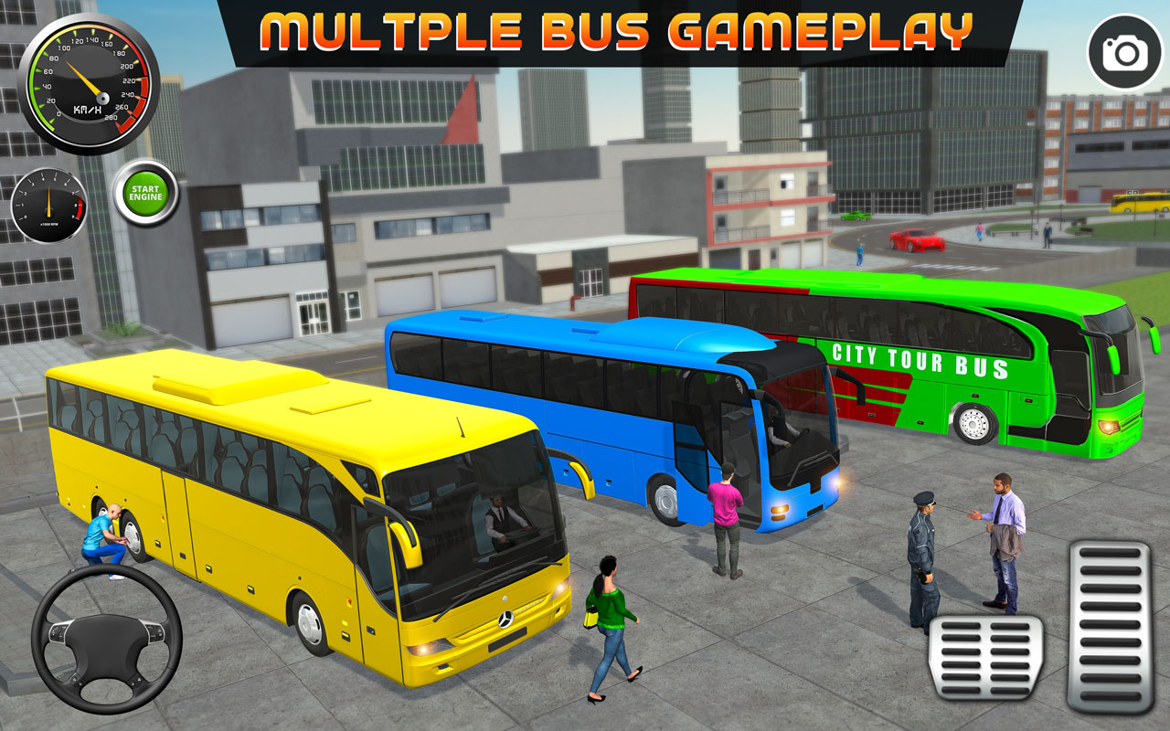 اسکرین شات 6 برنامه Coach Bus Simulator Bus Games