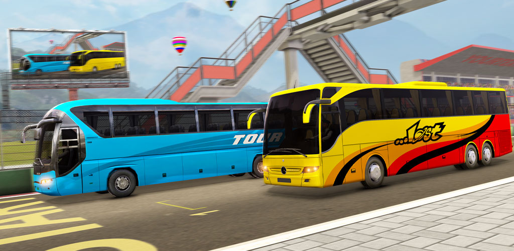 اسکرین شات 4 برنامه Coach Bus Simulator Bus Games