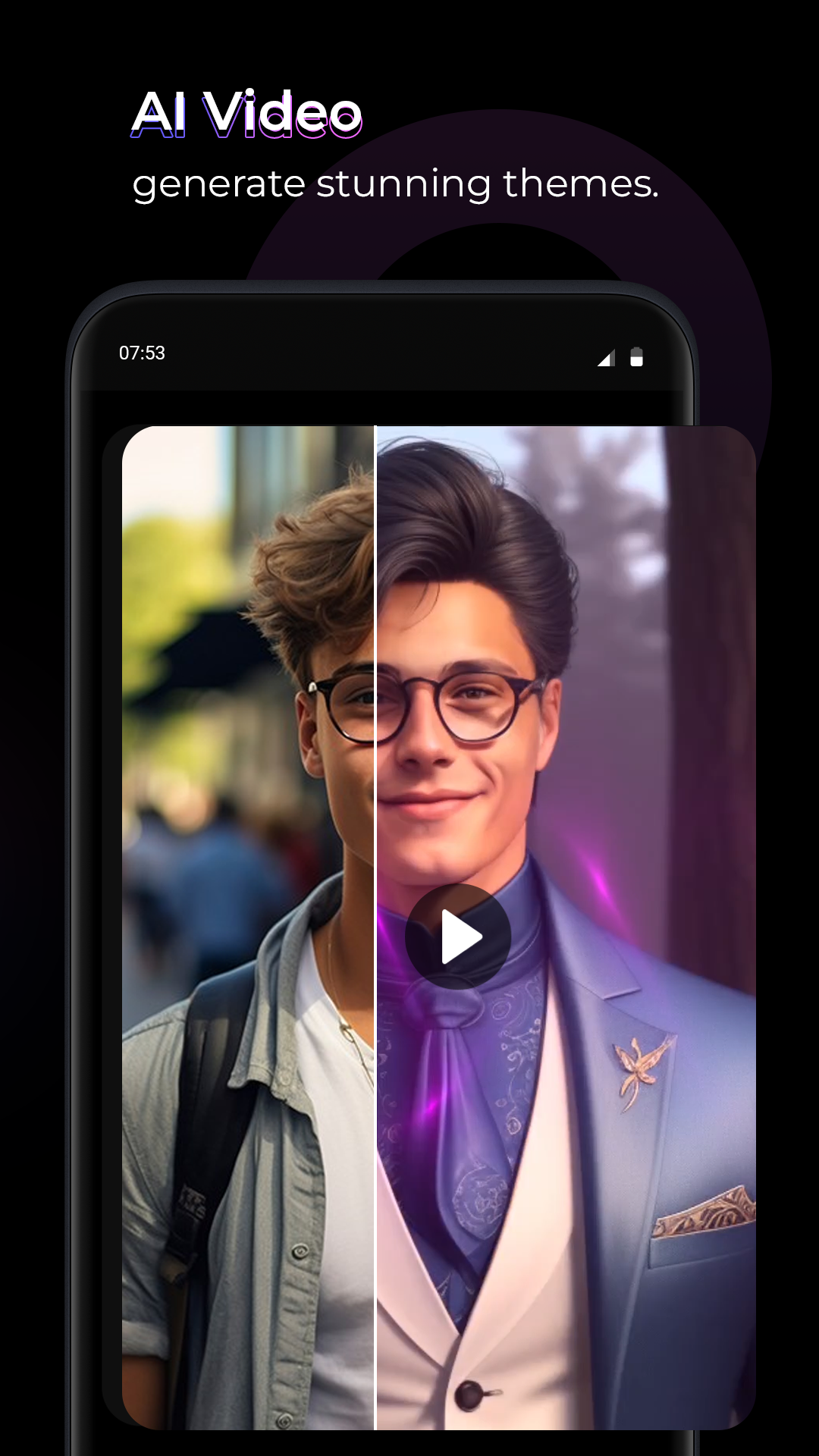 اسکرین شات 3 برنامه AI Photo-AI Music Video Editor