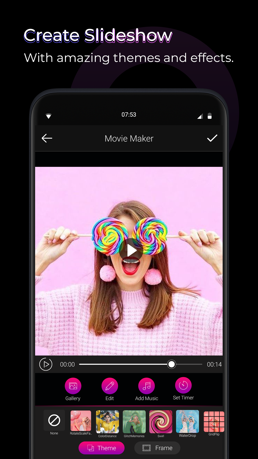 اسکرین شات 5 برنامه AI Photo-AI Music Video Editor