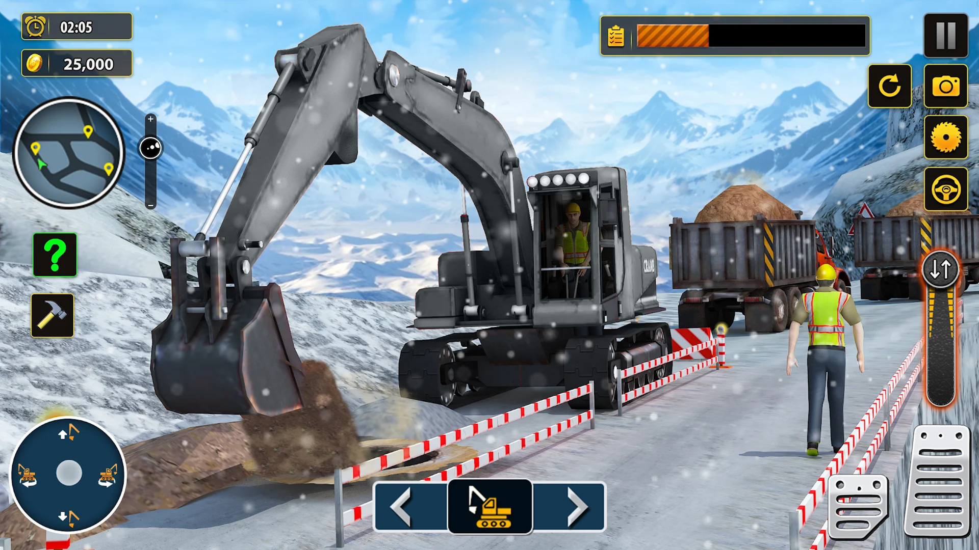 اسکرین شات 6 برنامه Bulldozer Excavator: JCB Games