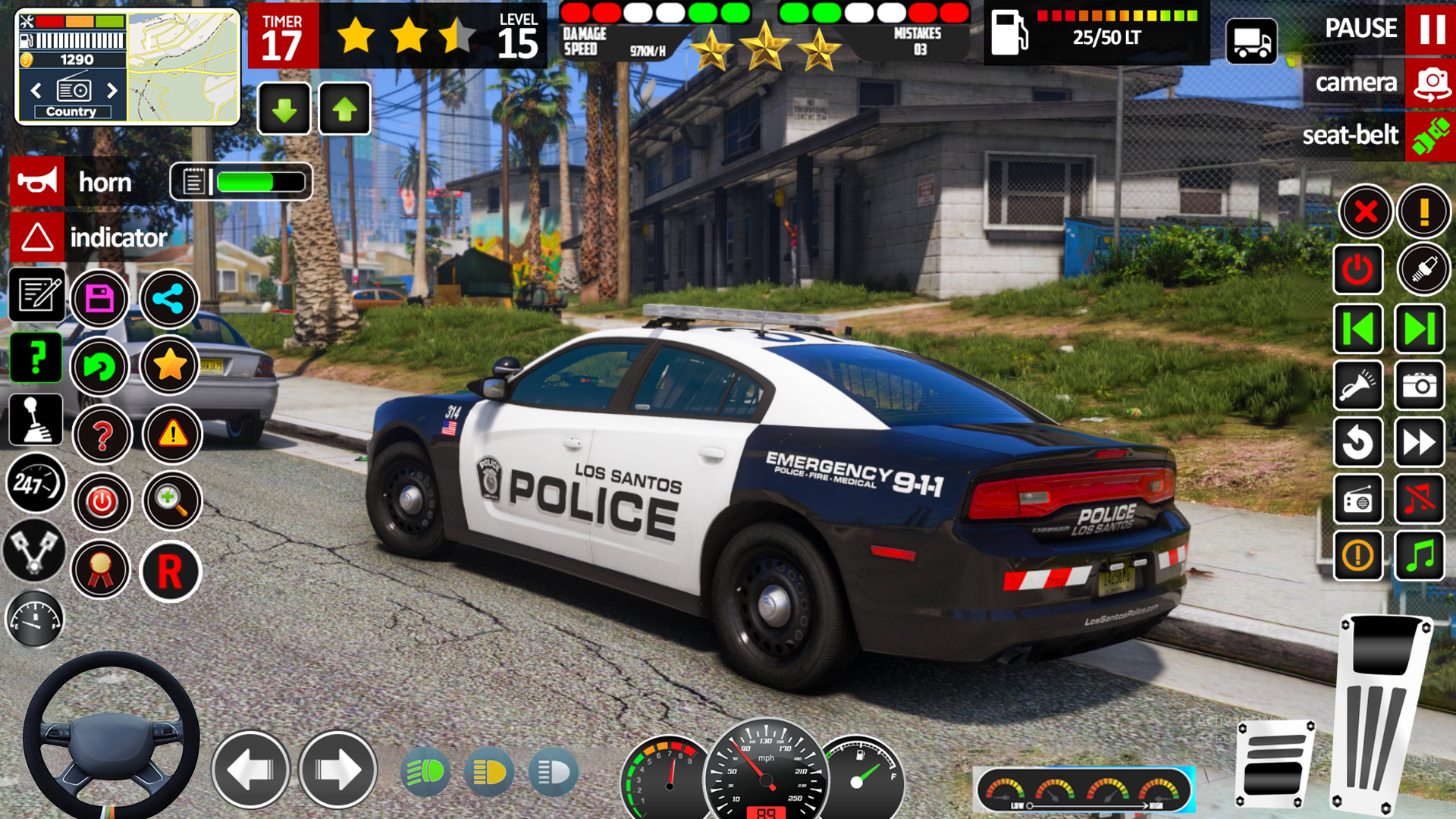 اسکرین شات 1 برنامه Police Cop Simulator Game 3D