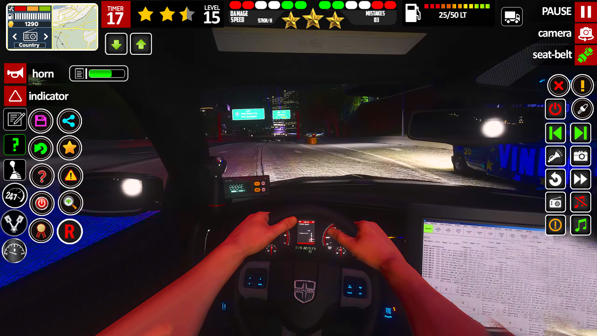 اسکرین شات 5 برنامه Police Cop Simulator Game 3D