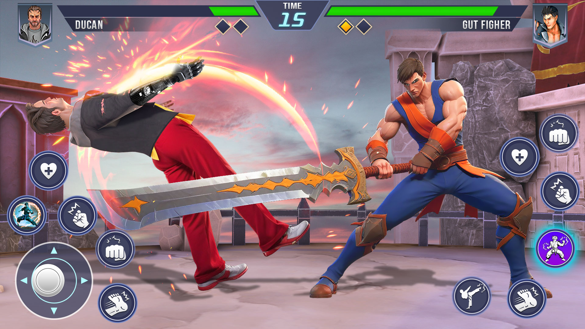 اسکرین شات 4 بازی Kung Fu Karate Boxing Games 3D