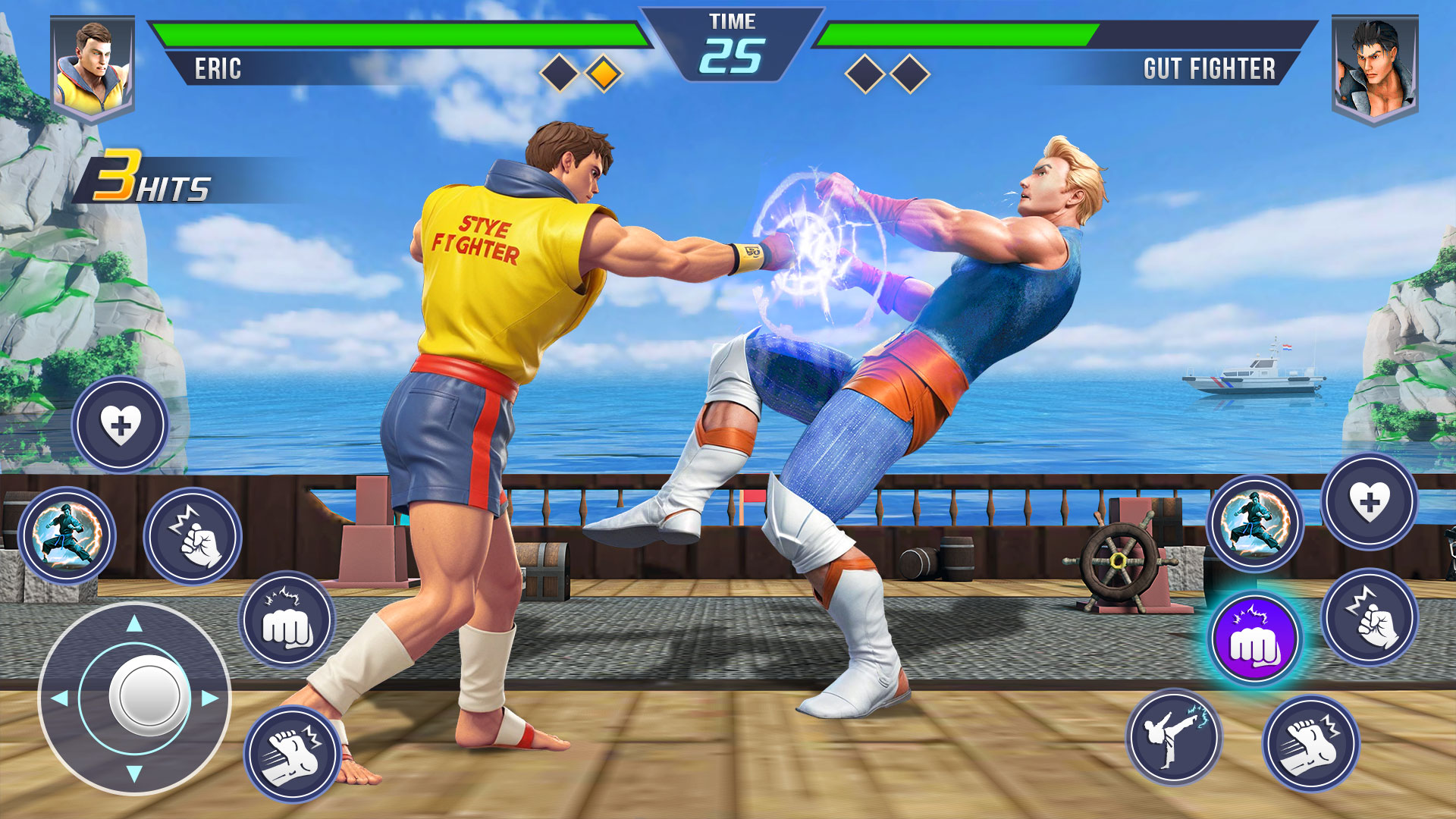 اسکرین شات 2 بازی Kung Fu Karate Boxing Games 3D
