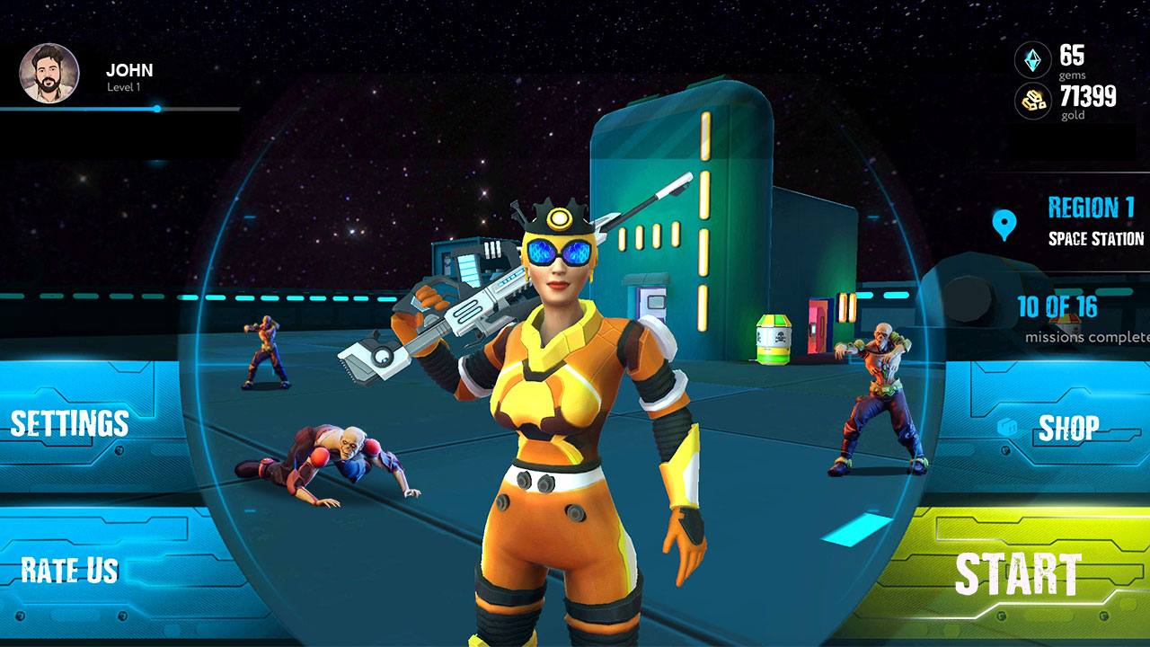 اسکرین شات 3 بازی Sci-Fi Sniper Shooting Games